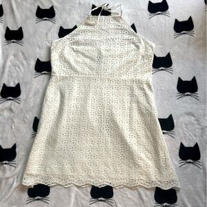 NWT GAP White Eyelet Halter Dress Size 20